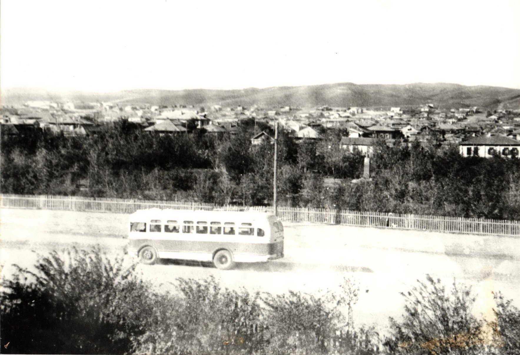 Из истории общественного транспорта города Кокшетау. Ул. Кирова 1966 г