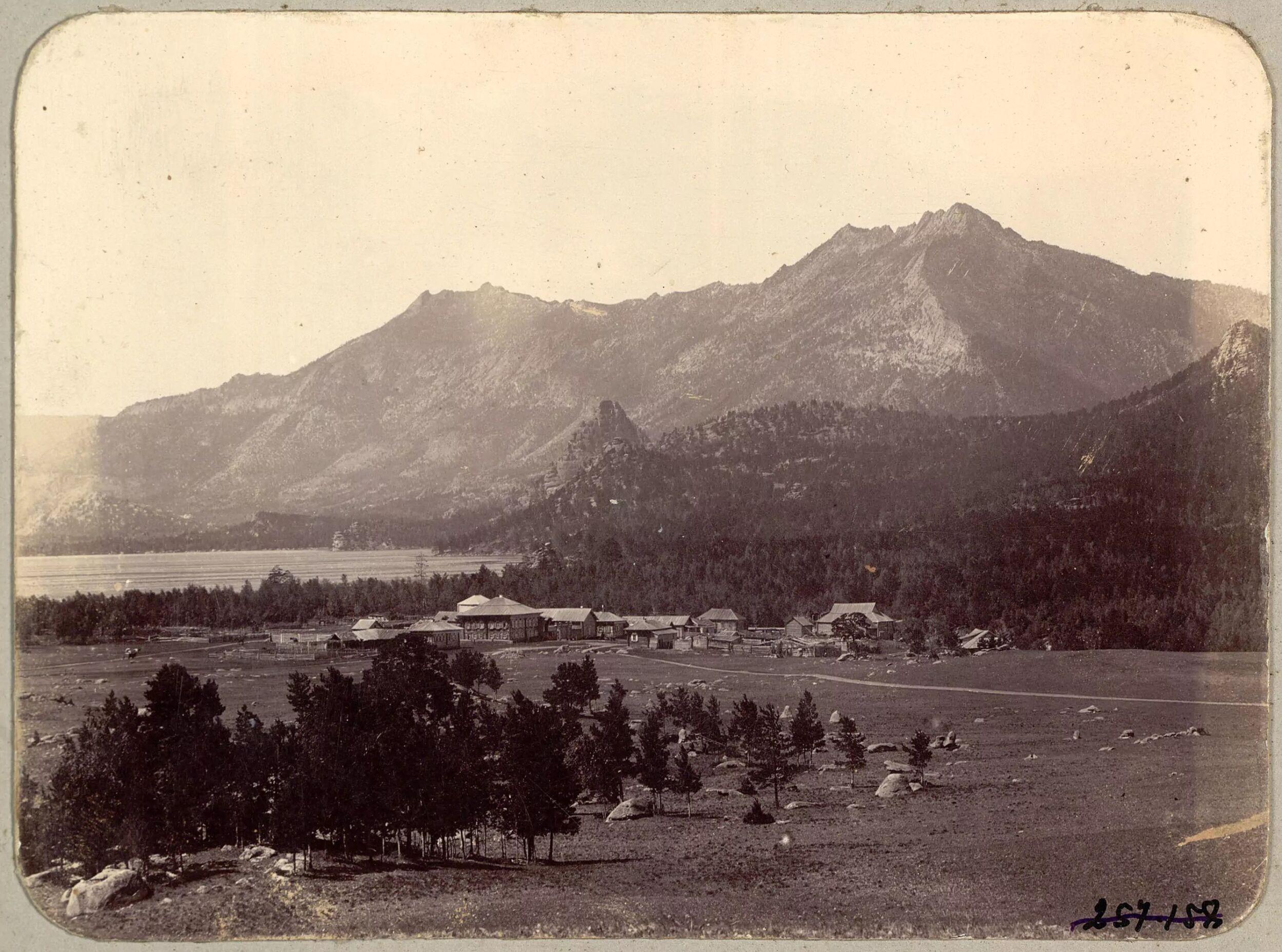 Общий вид Борового, 1909 год. Автор фото: Николай Георгиевич Катанаев. Из фондов Омского государственного историко-краеведческого музея.