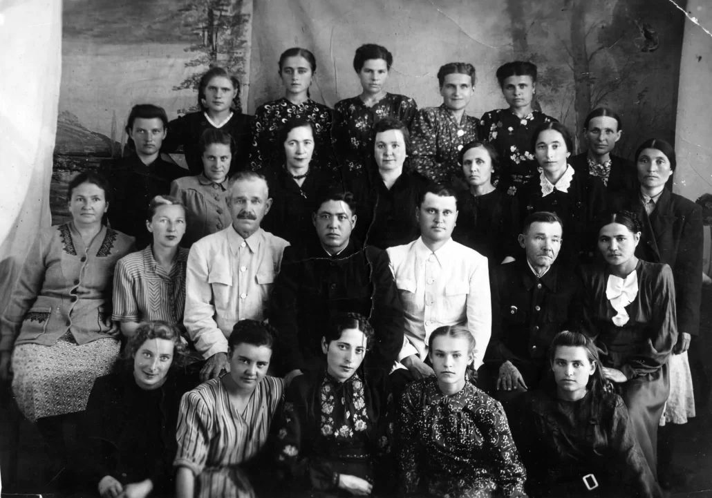 Швейный цех артели Красное Знамя 1953г. Кокчетав.