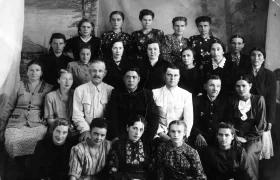 Швейный цех артели Красное Знамя 1953г. Кокчетав.